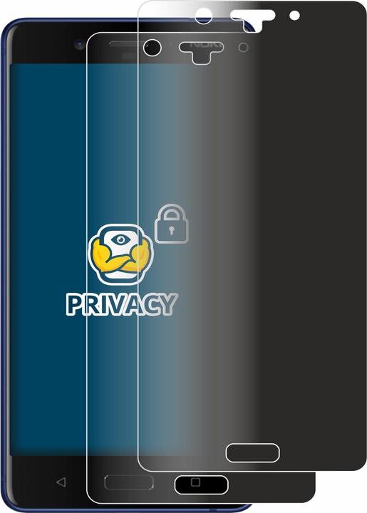 Image du produit BROTECT Film anti-regards Anti-Spy Privacy Film de protection contre la lumière bleue (2 pièce(s), Nokia 8)