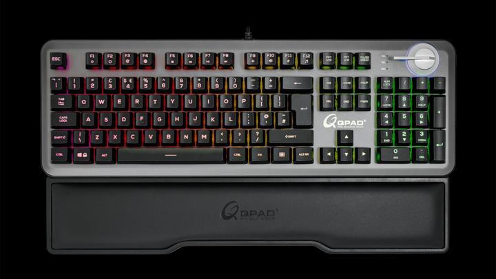 Image du produit QPAD MK 95 PRO, Full-size (100%), Wired, USB, Mechanical, RGB LED, Black (ING. Int.)