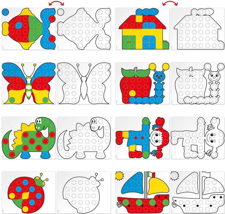 Produktbild Quercetti Mosaik Fantacolor Junior, 4190