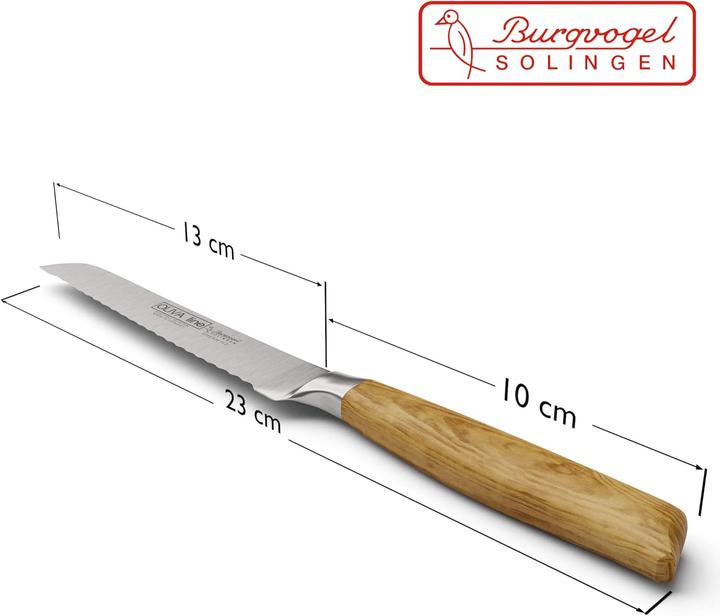 Image du produit Burgvogel Solingen Couteau à pain Oliva (13 cm)
