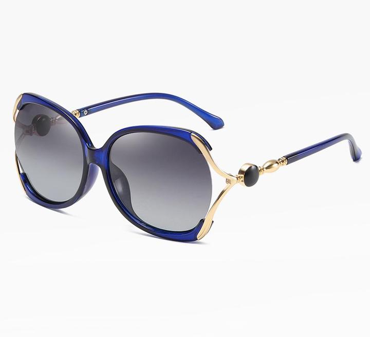 Techsuit - Sunglasses Polarized (1722) - for Women with UV Protection, PC - Blue / Gray