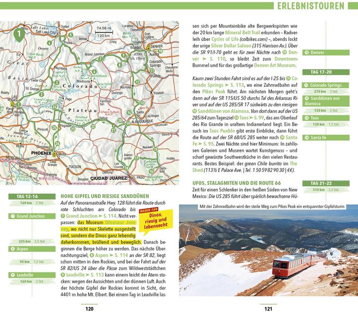Produktbild Reiseführer USA Südwest, Las Vegas, Colorado, New Mexico, Arizona, Utah (Deutsch, Karl Teuschl, 2022)