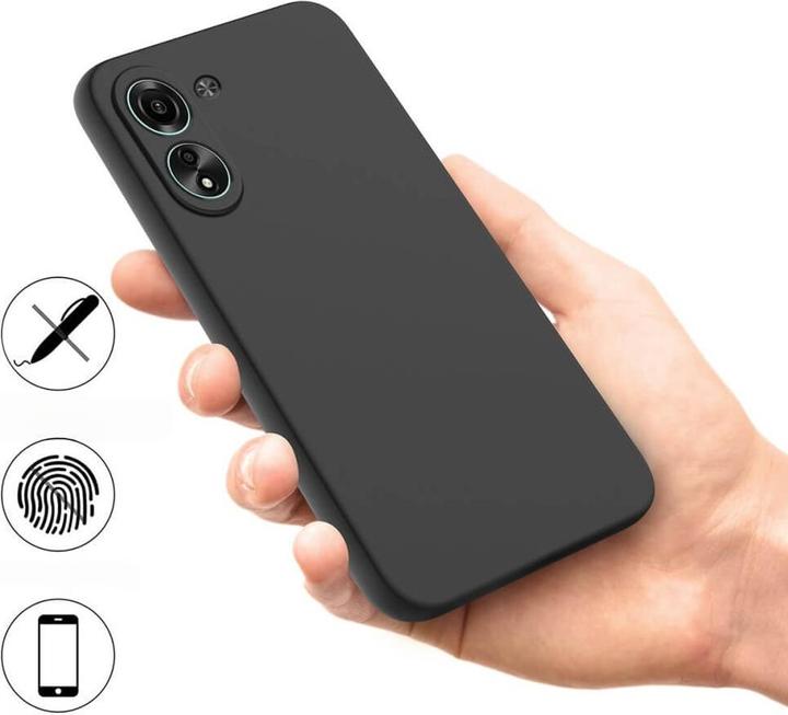 Produktbild Cover-Discount Xiaomi Poco C65 / Redmi 13C - Silikon Gummi Hülle schwarz (Xiaomi Poco C65, Xiaomi Redmi 13C)