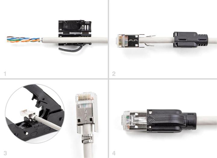 Actual product image Delock RJ45 modular plug (Network cable plug)