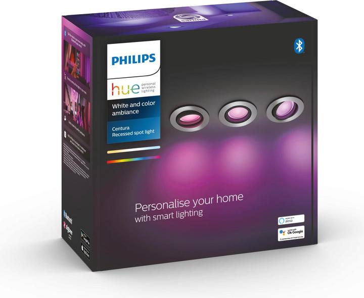 Produktbild Philips Hue Centura White & Color Ambiance 3er Set (350 lm, GU10)