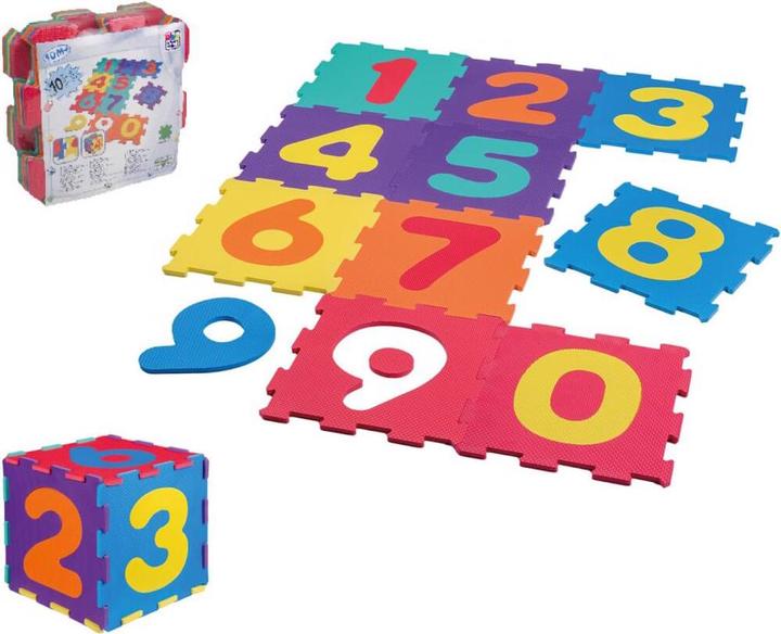 Image du produit Happy People Tapis puzzle avec chiffres (32 x 32 x 1 cm)