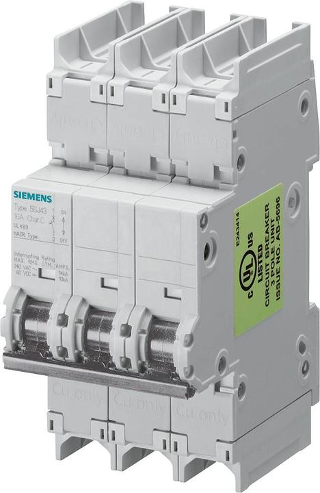 Immagine prodotto Siemens SIEM 5SJ4318-7HG41 Interruttore miniaturizzato 240V 14kA 3pol. C