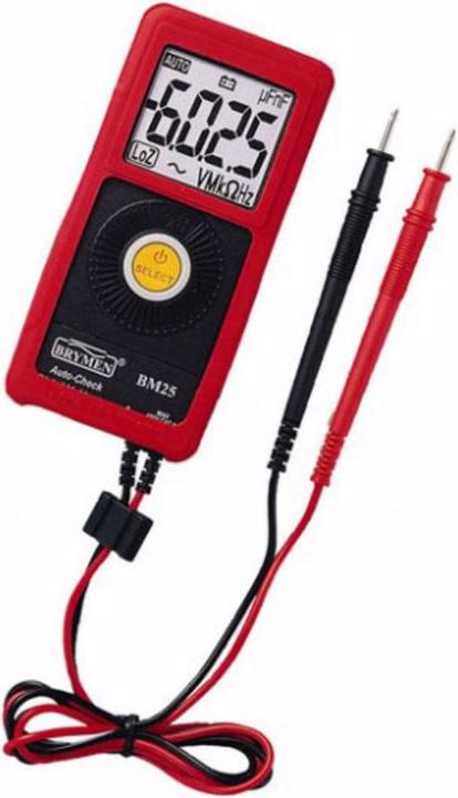 Étui, étui en silicone rouge, câbles de mesure fixes et batterie