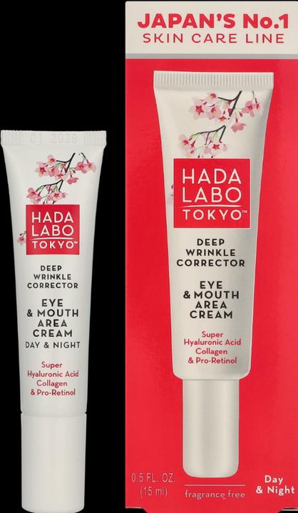 Produktbild Hada Labo Tokyo Anti-Aging Deep Wrinkle Corrector Eye & Mouth Area Cream (15 ml)
