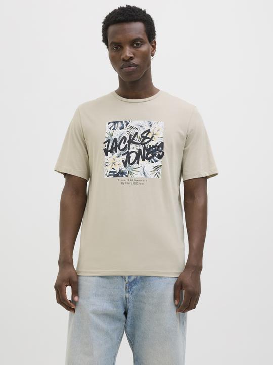 Actual product image Jack & Jones Jjhawaii Shape Tee Ss Crew Neck Ln (XXL)