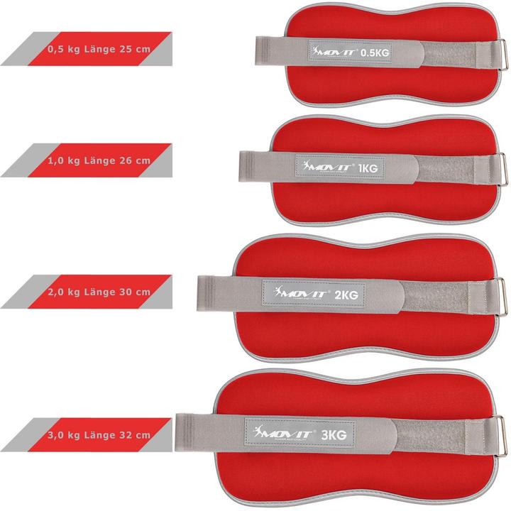 Actual product image Movit Weight cuffs (2 x 3 kg)