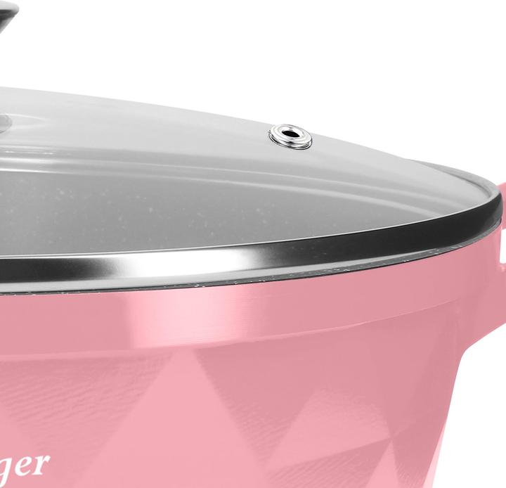 Produktbild Cheffinger 3 Kochtöpfe 20/24/28cm Diamantmuster (28 cm, Römertopf)