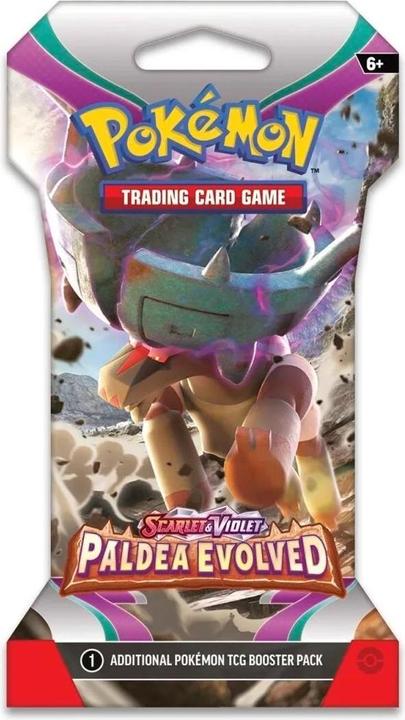 Immagine prodotto Pokémon JCC - Écarlate et Violet - Pack de Booster Blister Évolutions à Paldea (1 Booster aléatoire) (Inglese, Pacchetto Booster)