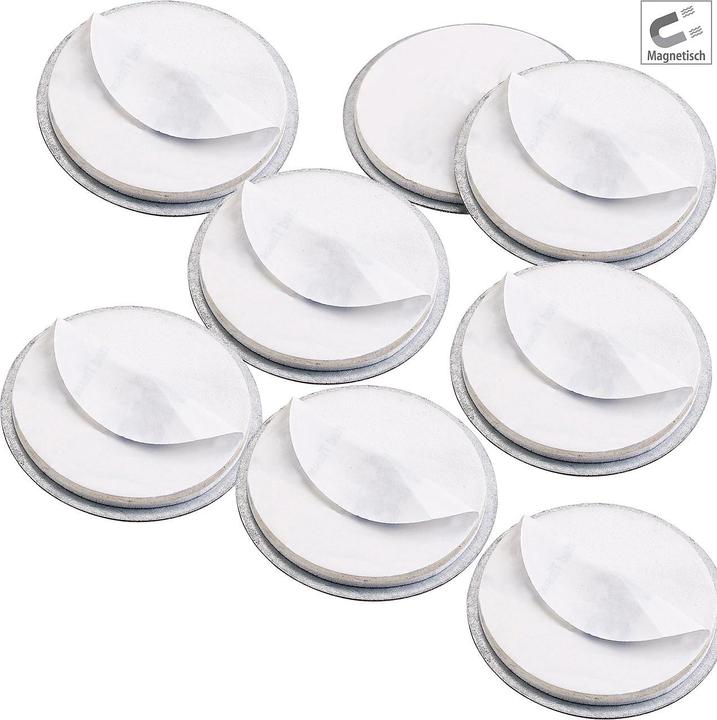 Produktbild VisorTech 8er-Set Magnet-Befestigungssystem für Mini-Rauchwarnmelder