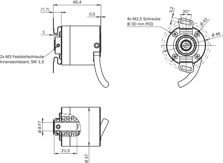 Actual product image Sick Rotary encoder