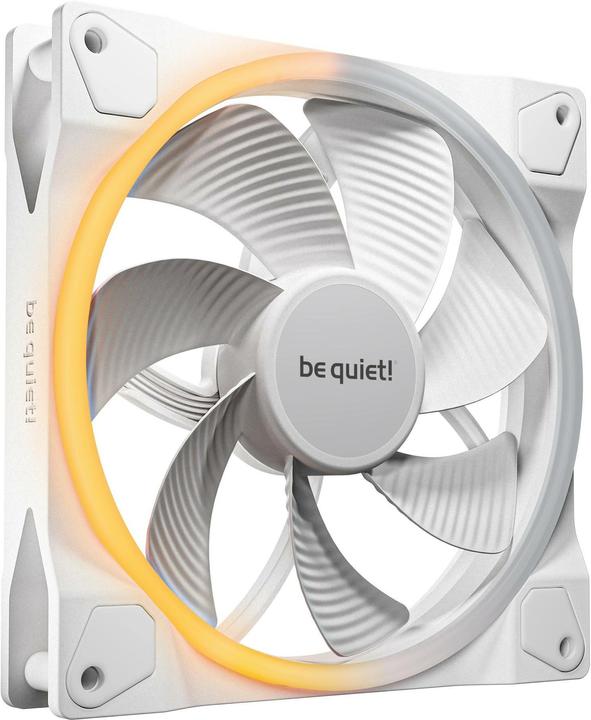 be quiet! Lüfter 140*140*25 Light Wings PWM Reverse White (140 mm, 1 x)