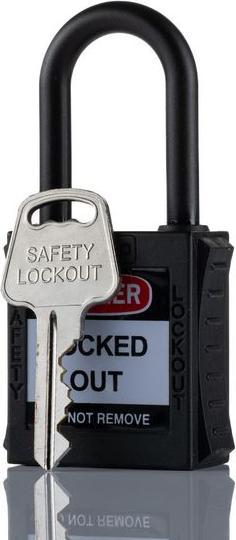 Actual product image Rs Pro 1 Lock 6.4mm Shackle NylonSafety Lockout- B
