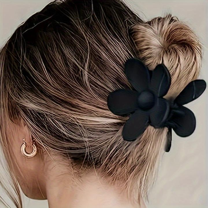 Actual product image Alopini 16pcs/set hair accessories kit flower shaped hair claw clip bowknot decorative hairband large (16 pcs.)