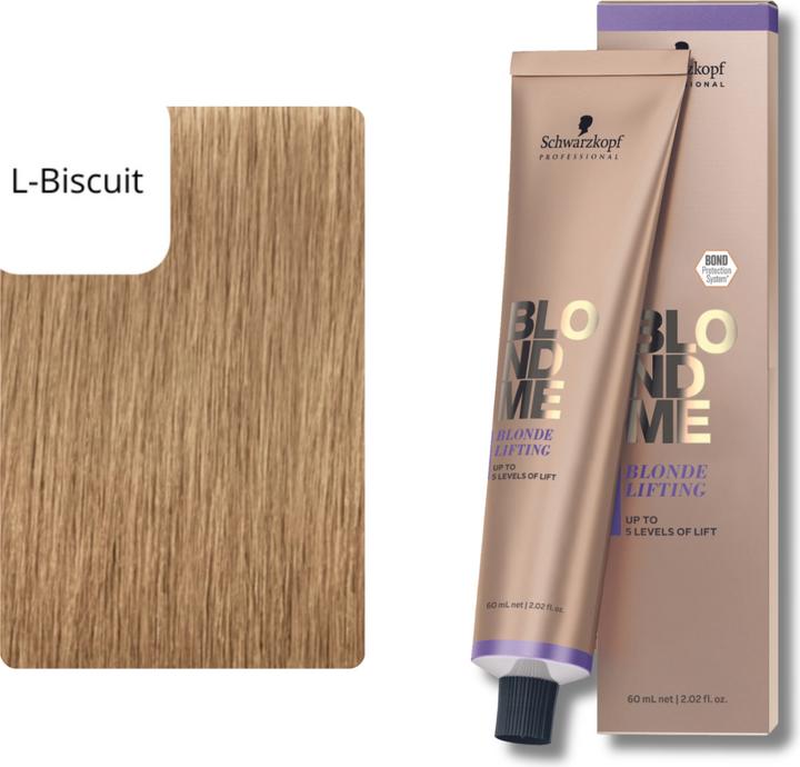 Immagine prodotto Schwarzkopf Professional Schwarzkopf BLONDME Tinta per capelli biondi che mantiene il legame - Tonificante, schiarente (L-Biscotto)