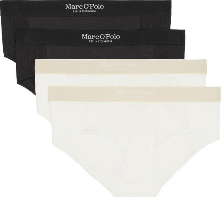 Actual product image Marc O'Polo 4er Pack Iconic Rib Hipster (XS, pack of 4)