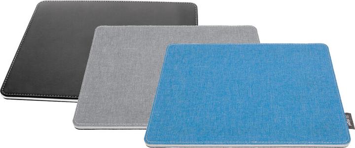 Immagine prodotto Sigel Tapis souris Eyestyle, gris clair-noir, couche intermédiaire e coutures blanches, PET recyclé, PP r