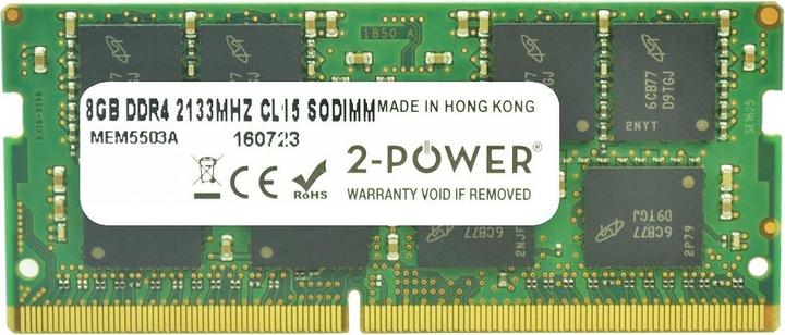 Immagine prodotto 2-Power 8GB DDR4 2133MHz CL15 SoDIMM (1 x 8GB, 2133 MHz, DDR4-RAM, SO-DIMM)