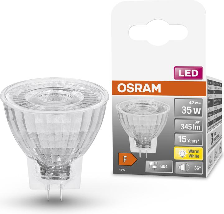 Image du produit Osram Star Mr11 (GU4, 35 W, 345 lm, 1 x, F)