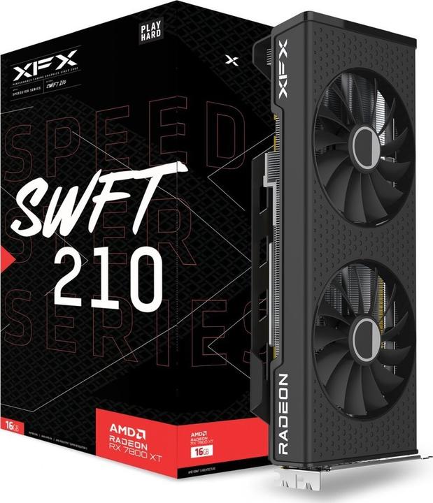 Actual product image XFX Speedster SWFT 210 Radeon RX 7800 XT Core Edition (16 GB)