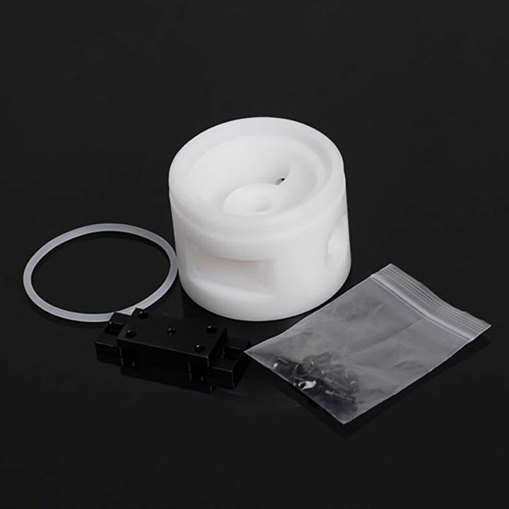 Barrow D5 pump housing, aluminium - white