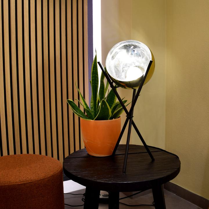 Produktbild s.luce Orb Glas-Tischlampe Dreibein 20cm (E27)