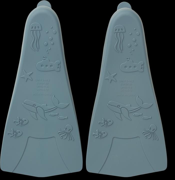 Produktbild Liewood Schwimm Flossen Kinder Gustav Whale Blue (33 - 35)