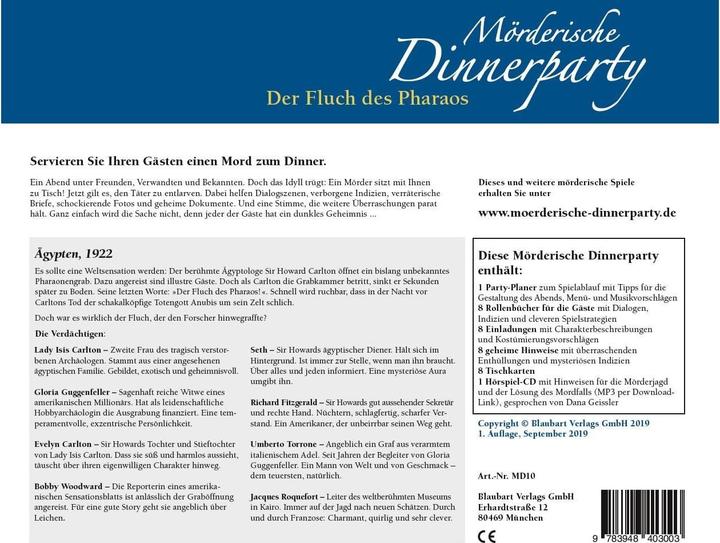 Produktbild Mörderische Dinnerparty (Deutsch)