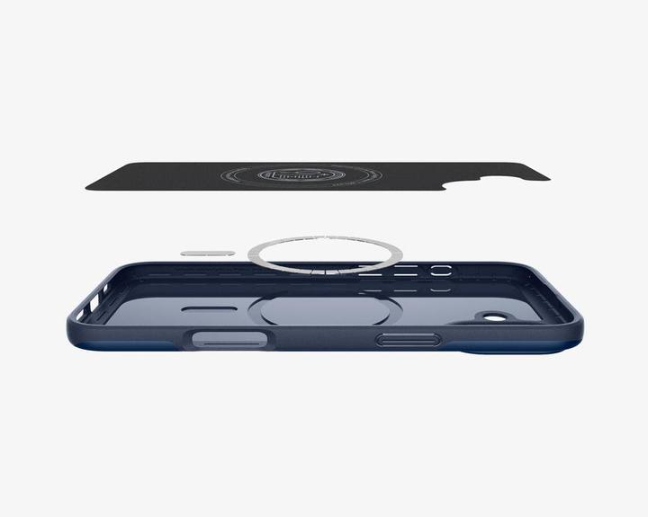 Productafbeelding Spigen Thin Fit (MagFit) iPhone 16 Plus hoesje marineblauw (Apple iPhone 16 Plus)