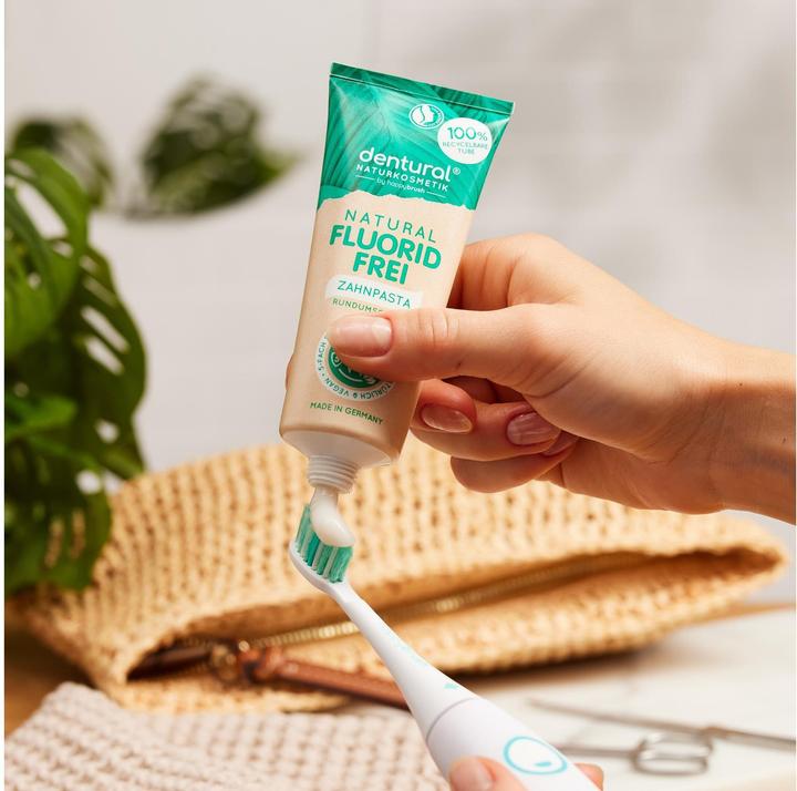 Immagine prodotto happybrush Dentural Natural Fluoride Free (75 ml)