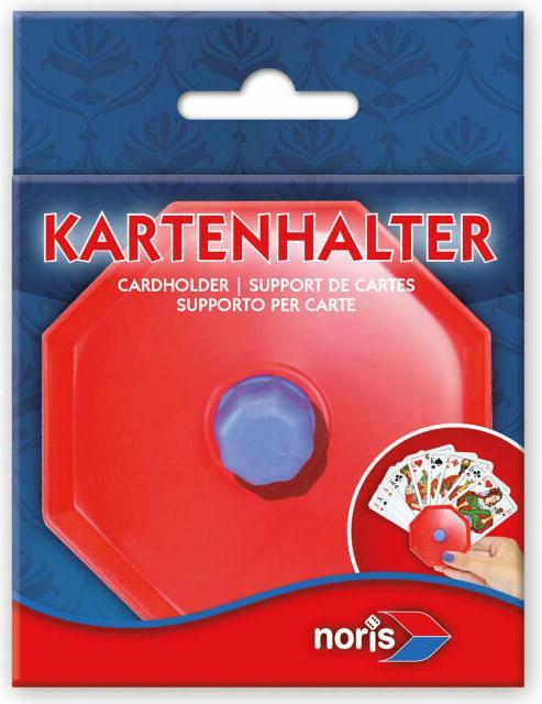 Actual product image Noris Plastic playing card holder