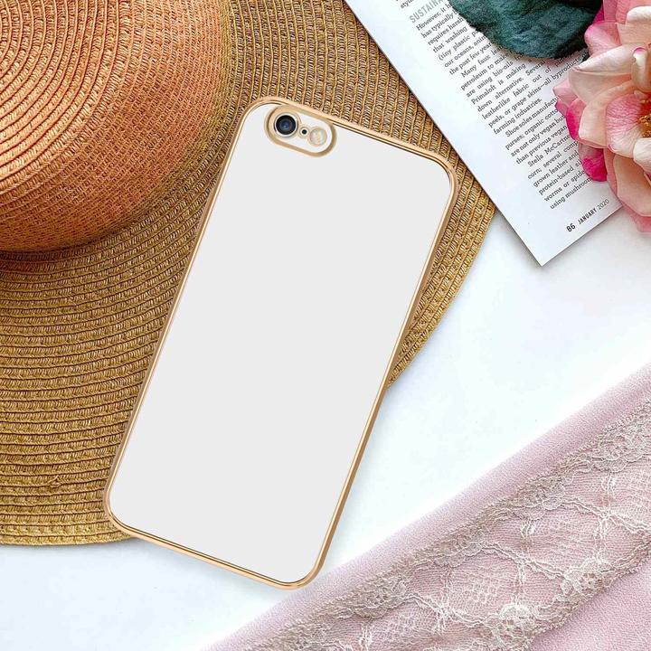 Produktbild Cadorabo Hülle für Apple iPhone 6 PLUS / 6S PLUS im TPU mit Kameraschutz LM130 Style (Apple iPhone 6 Plus)