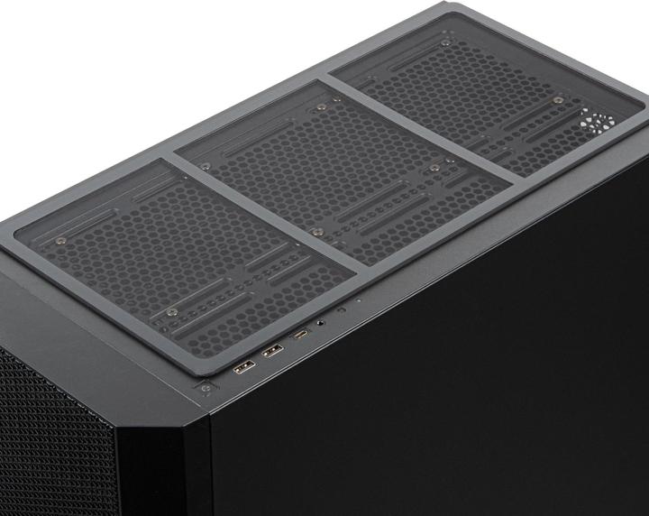 Actual product image Silverstone SST-FF146B magnetic dust filter