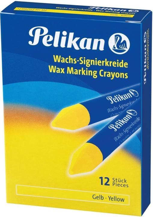 Produktbild Pelikan Wachs-Signierkreiden 772/12 (Gelb, 12 x)