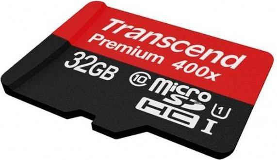 Actual product image Transcend USD300S (32 GB, microSDHC, U1, UHS-I)