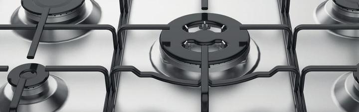 Actual product image Hotpoint PCN 752 T/IX/HAR Stainless steel Built-in hob 75 cm Gas 5 Cooker(s)