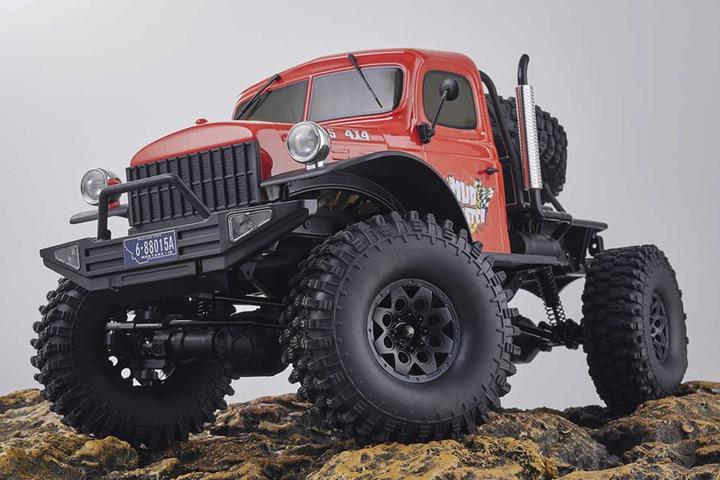 Immagine prodotto RocHobby Scala Crawler Atlas Mud Master 4WD Rosso, ARTR, 1:10 (RTR pronto all'uso)