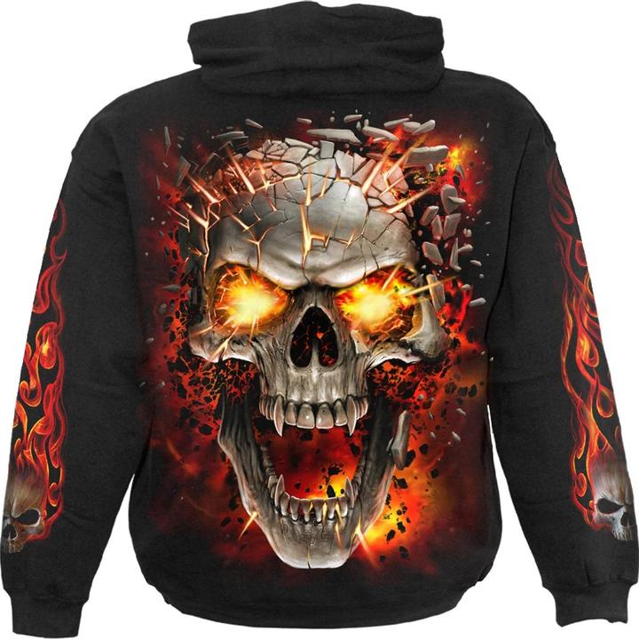 Actual product image Spiral Childrens/Kids Skull Blast Hoodie (XS)