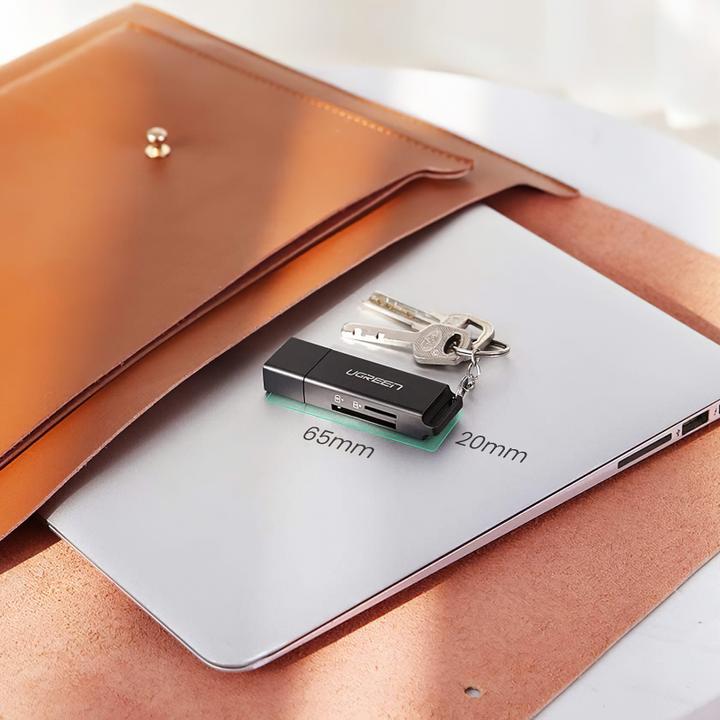 Image du produit Ugreen CM104 Lecteur de cartes mémoire SD/microSD USB 3.0 (noir) (USB 3.0)