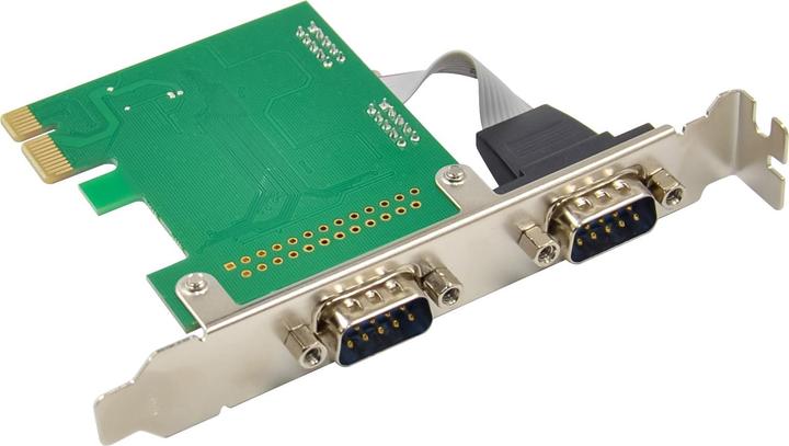 Image du produit InLine Carte d'interface, 2x série 9 broches, PCIe (PCI-Express)
