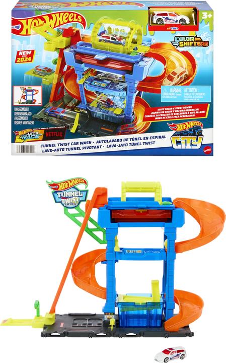 Hot Wheels City ECL Tunnel Twist Car Wash