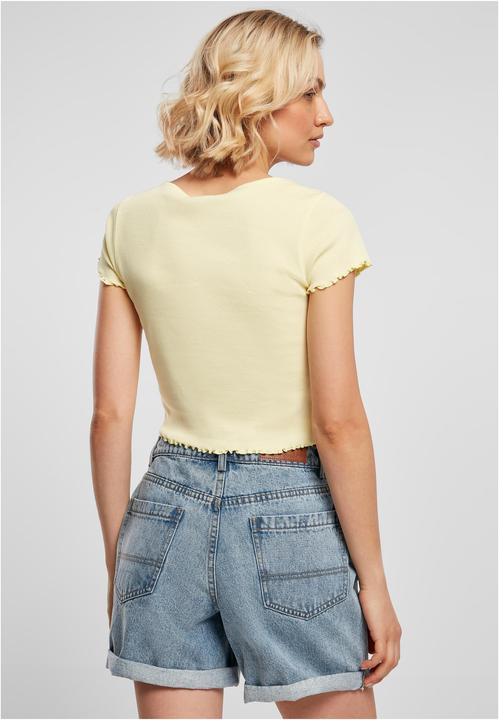 Image du produit Urban Classics Tee-shirt femme croisé à côtes - 12114 (S)