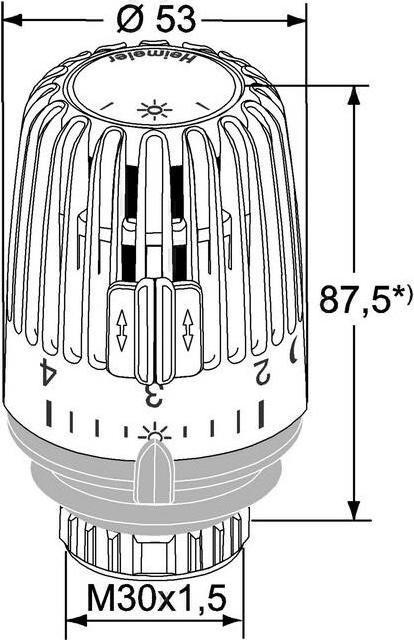 Immagine prodotto IMI Heimeier Meccanismo del termostato del radiatore