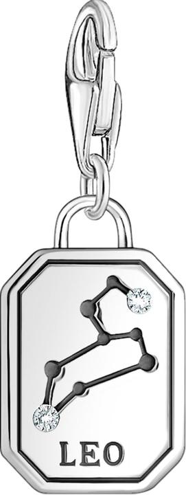 Thomas Sabo Charm-Anhänger Sternzeichen Löwe mit Steinen Silber (925er Silber)