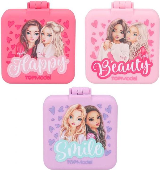 Actual product image Top Model TOPModel - Folding Hairbrush With Mirror BEAUTY GIRL ( 0412118 )