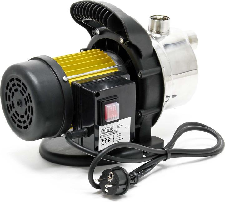 Immagine prodotto Wiltec Pompa da giardino 2800l/h 600W Pompa per acqua Pompa 3,5 bar per acqua piovana da laghetto (Pompa da giardino)
